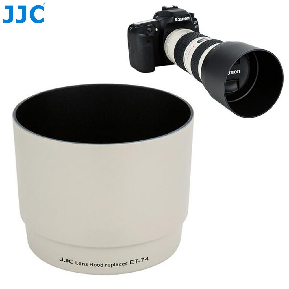 JJC LH-74W Weiß Gegenlichtblende Schatten für Kanon EF 70-200mm f, 4L ist USM 70-200mm f, 4L USM ersetzen Kanon ET-74