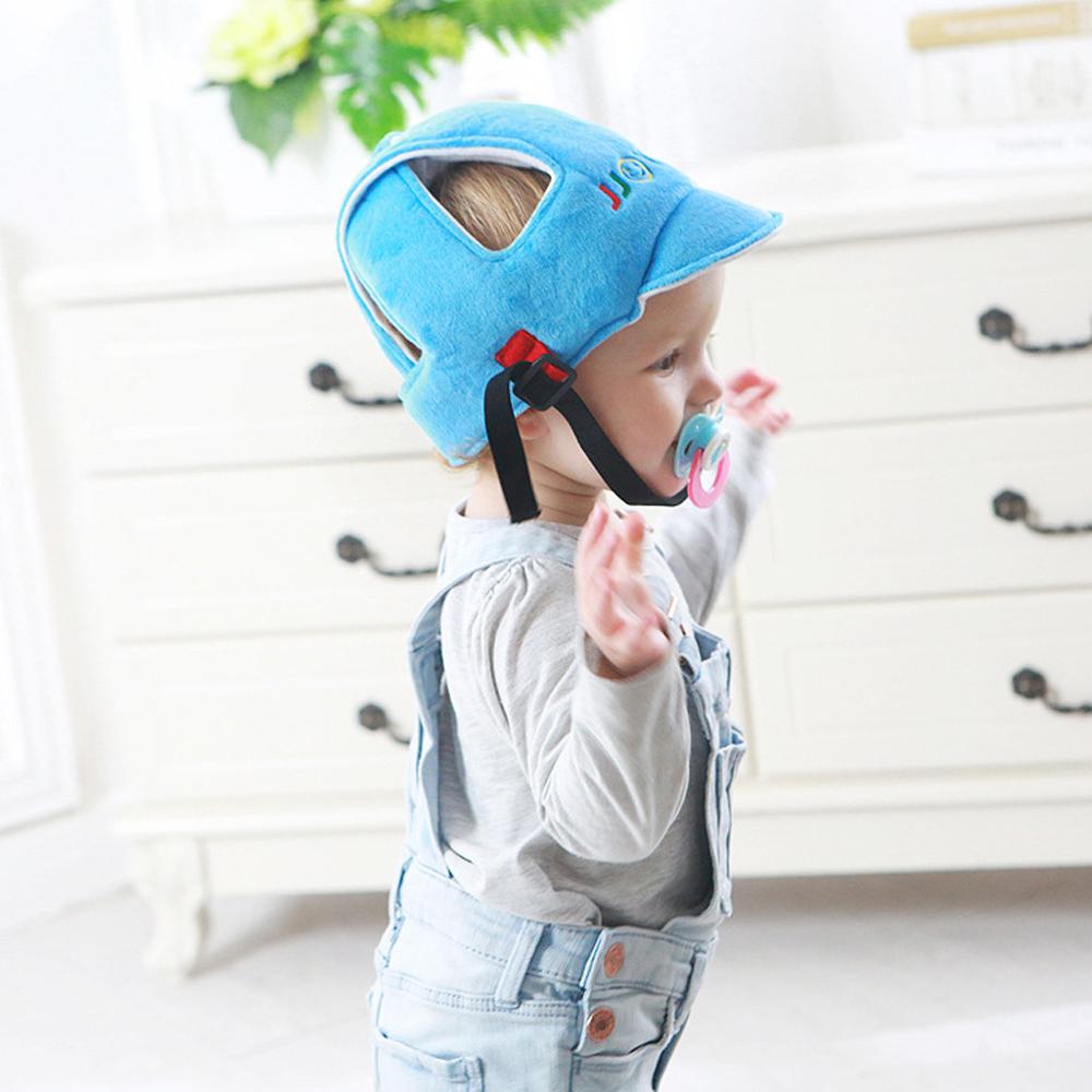 Baby hoed Beschermende Helm Jongen Meisjes Anti-collision Sport Zachte Hoed Baby Peuter veiligheid cap voor Wandelen шапка детская # 3F