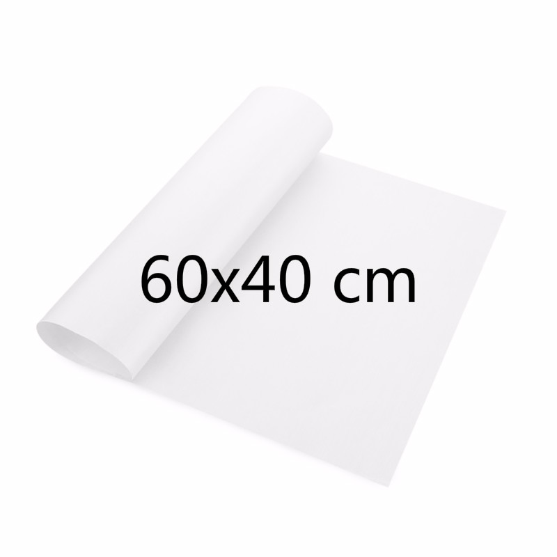 Non-stick Ovens Baking Cloth Dough Bakers Pans Cloth Biscuit Cloth Baking Mat Baking Pastry Kitchen Tools Baking Accessories: White  60x40 cm