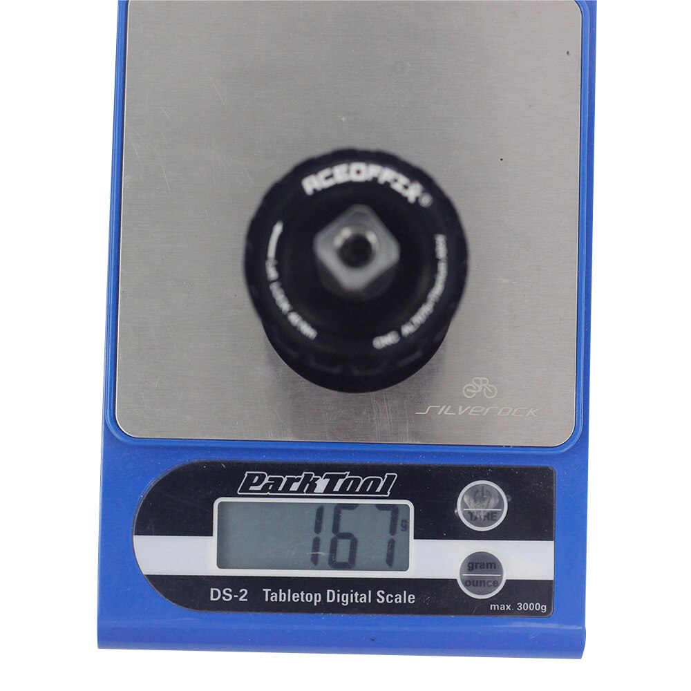 Aceoffix Titanium Bottom Bracket 119mm for Brompton 3SIXTY Floding Bike BSA Threaded Square Taper Bottom Bracket