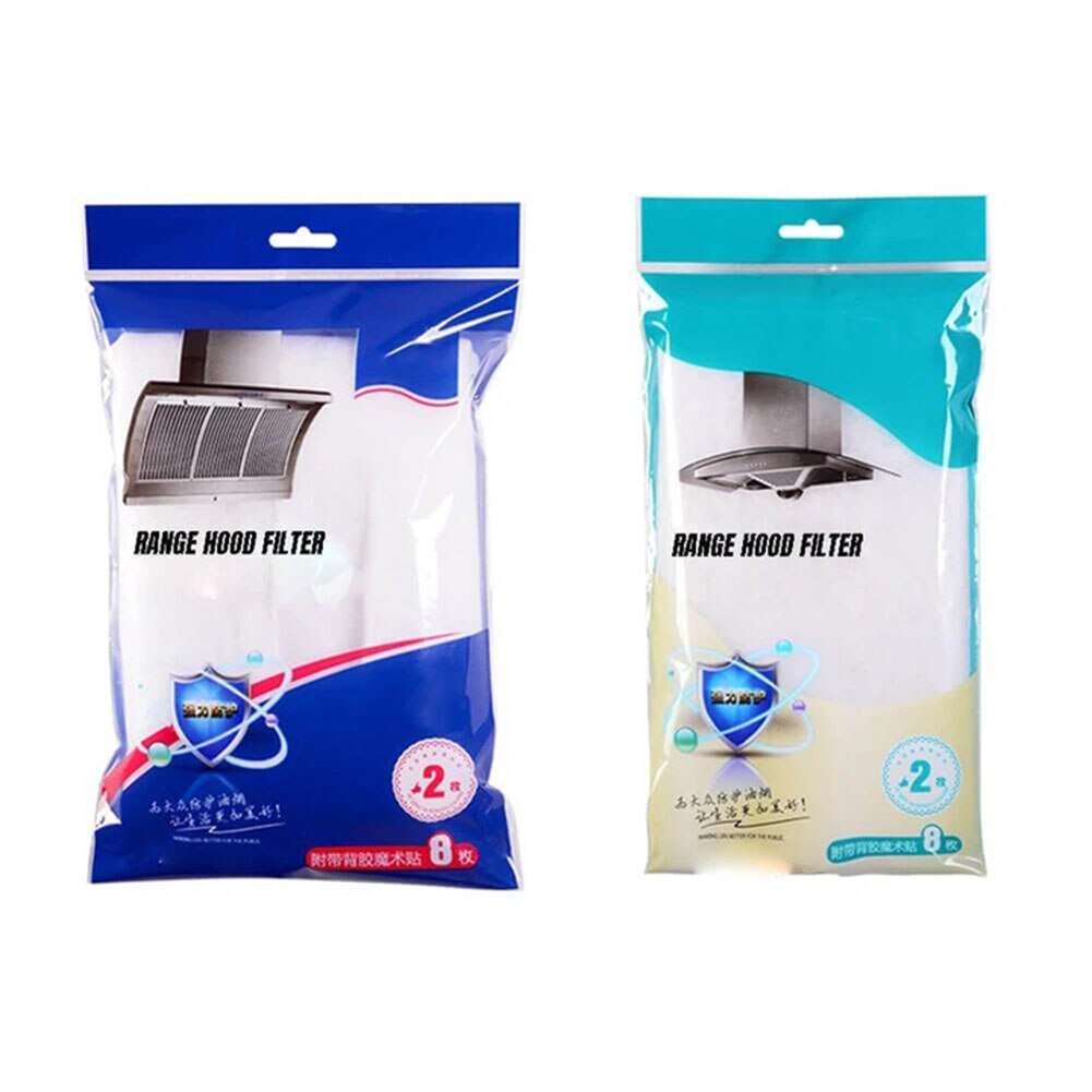 1/2 Pack Range Hood Protector Non-Woven Fabric Filter Effectively Absorb Fumes Oil Kitchen Supplies Best Price