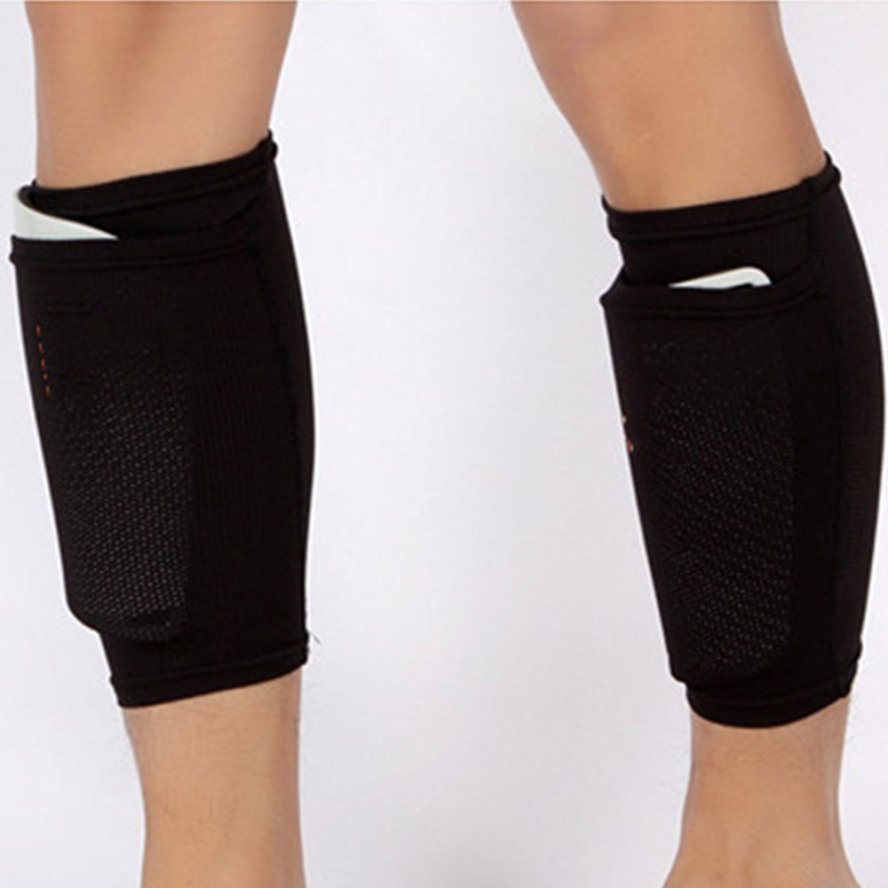 1 Pair Sports Soccer Guard Pad Sleeve Sock Leg Support Safety Breathable Training Shin Sleeves Calf Guards Protection Adjustable