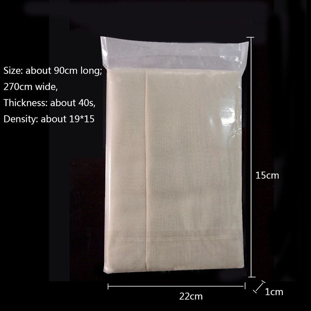 Tela de muselina de algodón Natural para envolver queso y mantequilla, utensilios de cocina, rallador de queso, herramienta para el hogar, 40s