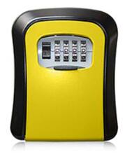 Key Lock Box Combinatie Lockbox Met Code Voor Huis Sleutel Opslag, Combo Deur Locker: YELLOW