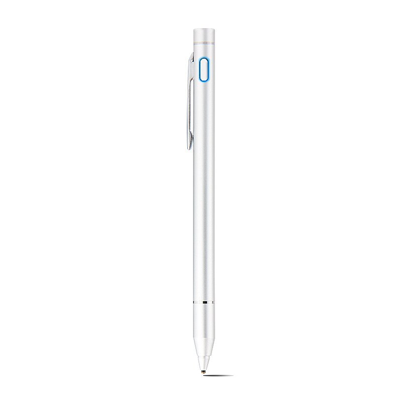 Stylus Pen For Lenovo Tab M8 M10 FHD Plus 2nd Gen TB-X306X X606F X505F X605F 8505F 8705F Tablet Pen Pencil Screen Touch Pen Case: Silver