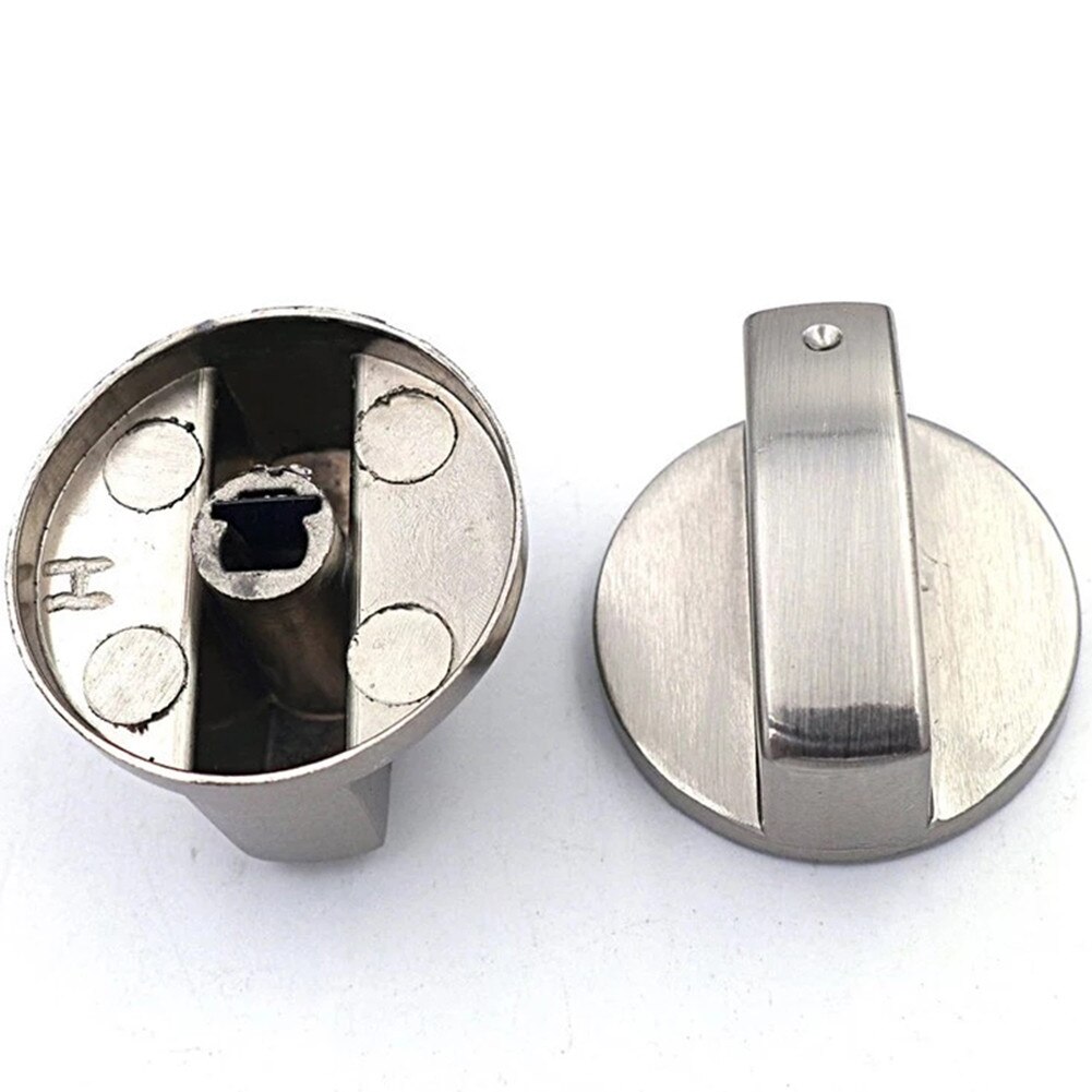4 Stuks 8Mm Metalen Gasfornuis Fornuis Knoppen Oven Schakelaar Universele Adapters Koken Oppervlak Controle Sloten Keuken Kookgerei Handgrepen