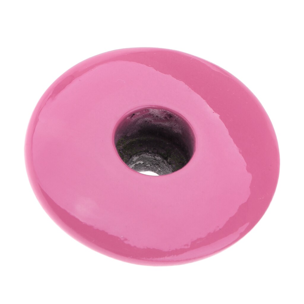 Fiets Fiets Mtb Carbon Fiber Stem Top Cap Cover Headset Universele: Roze