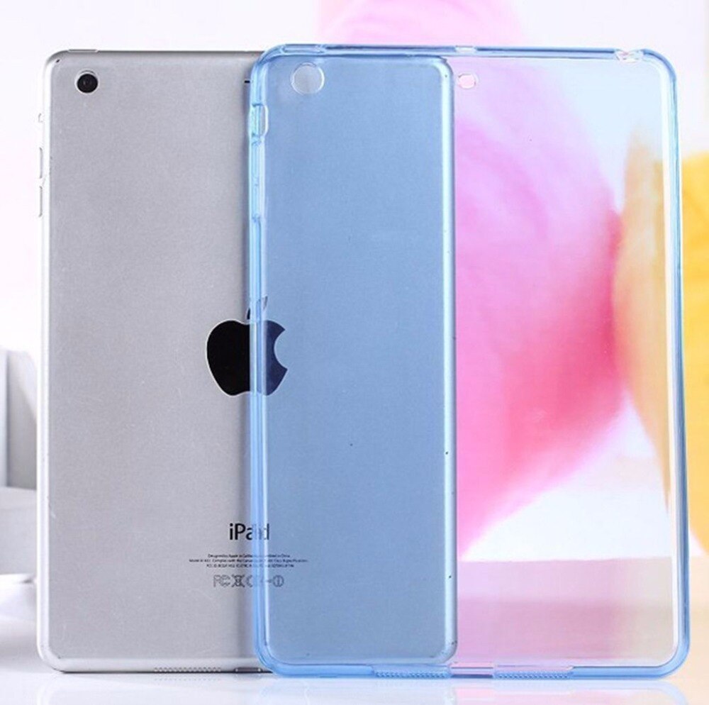 Ultra-Dunne Crystal Soft Tpu Transparant Siliconen Clear Case Cover Voor Ipad Mini 1 2 3 Tablet Pc
