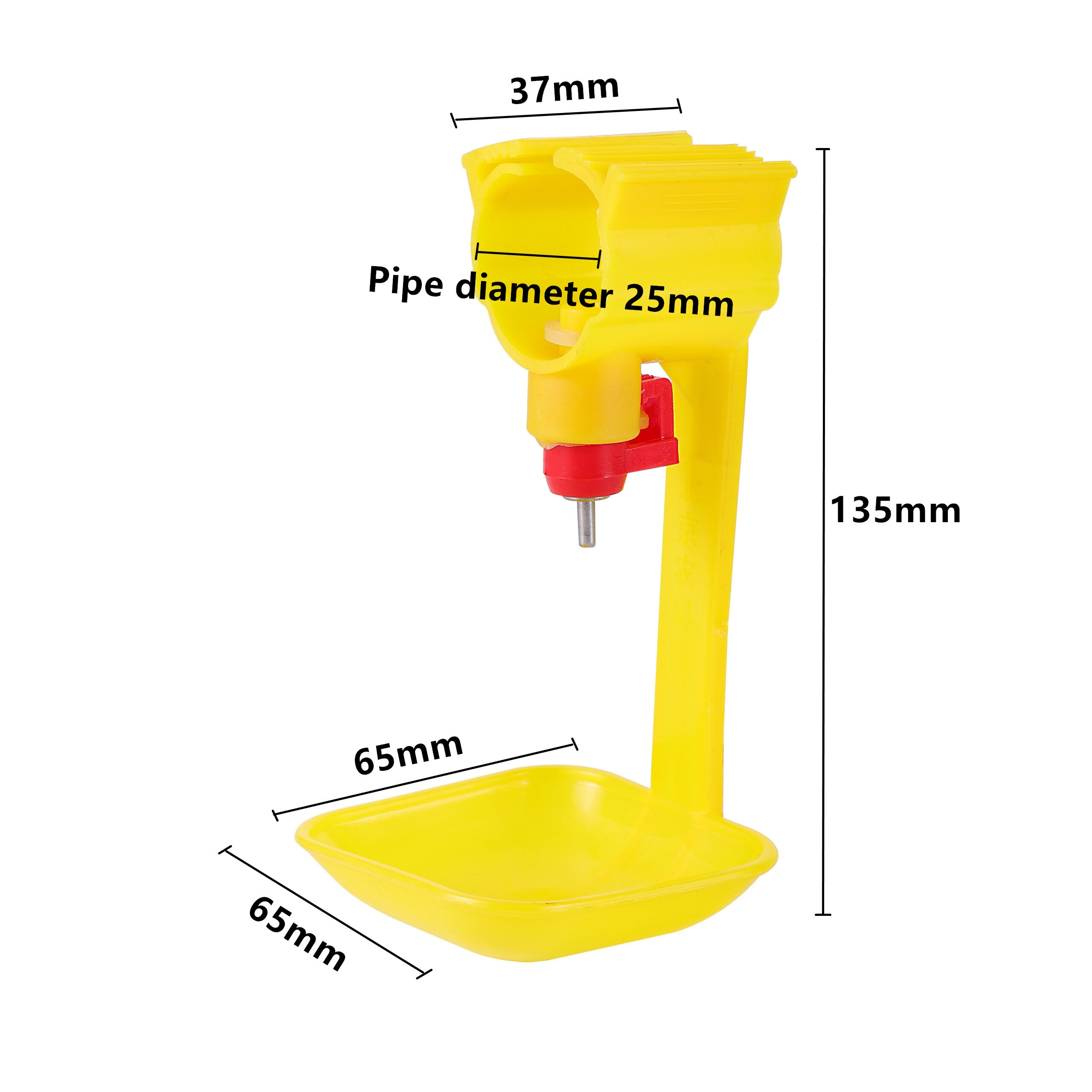 5 Pcs Kip Water Drinkbekers Automatische Kip Water Drinknippel Cups Voor Kwartel Drinknippels Voor Pluimvee Dieren