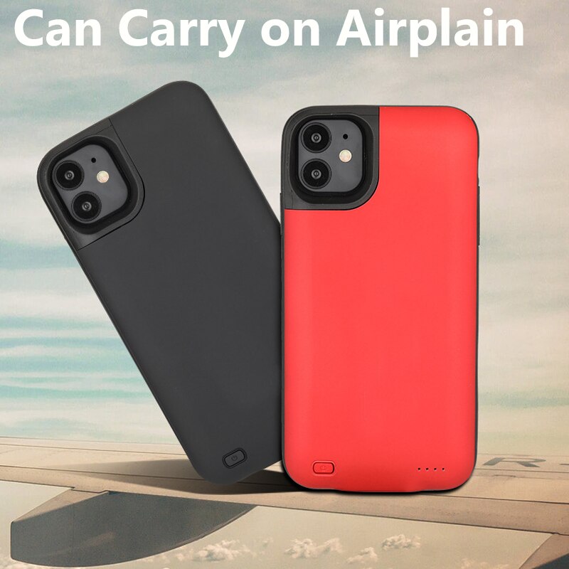 3000/4000/5000mAh Battery Case For iPhone 11 Pro XS Max XR X Power Bank Charging Battery Charger Case For iPhone 6 s 6s 7 8 Plus