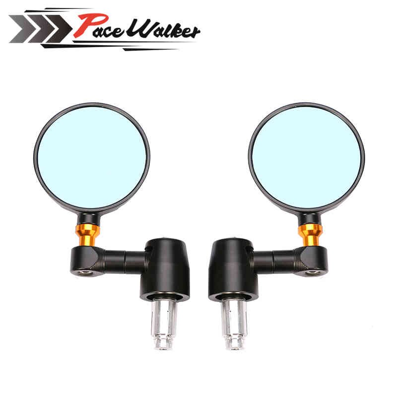 PACEWALKER neue Spy R80 Bar End motorrad hinten seite Spiegel für honda yamaha kawasaki