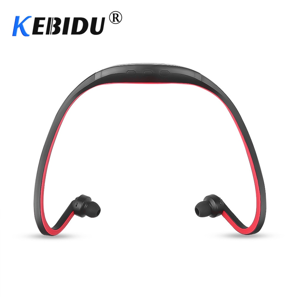 Kebidu bluetooth hörlurar trådlös stereo utomhus löparhörlurar headset med mikrofon för iphone för samsung för sport