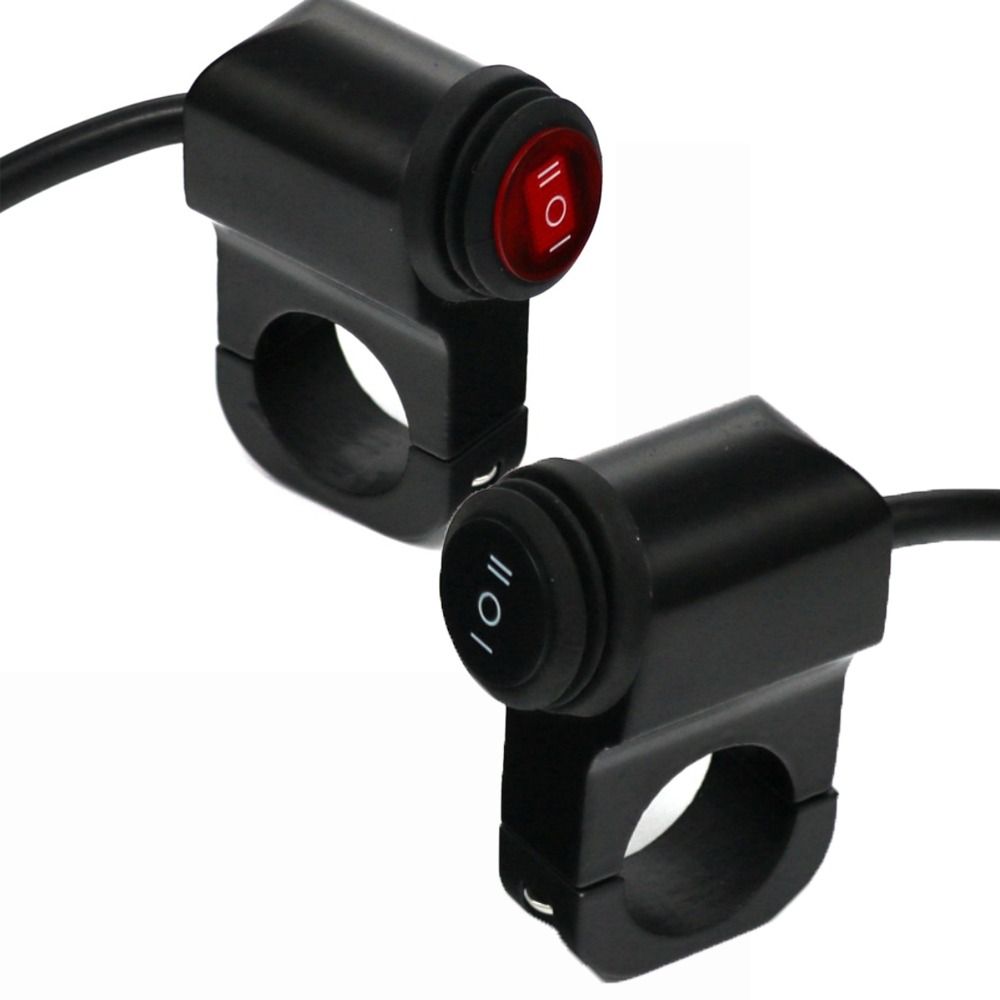 Motorcycle Handlebar Light Switches Light Indicator Switch Motorbike Headlight Turn Signals Fog Lights ON-OFF-ON Switch