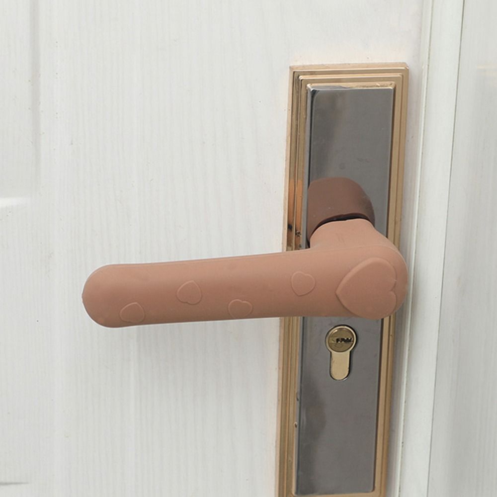 Door Knob Cover Silicone Door Handle Glove Wall Protectors Door Knob Protective Anti Collision Static Mat Home Door Knob Covers