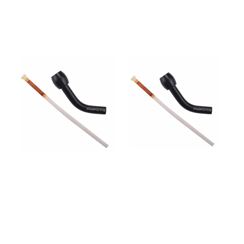 2/4pz bicicletta deragliatore posteriore tubo MTB gomito cavo in lega di alluminio prolunga accessori per biciclette accessori nero/rosso/blu: nero 2pezzi