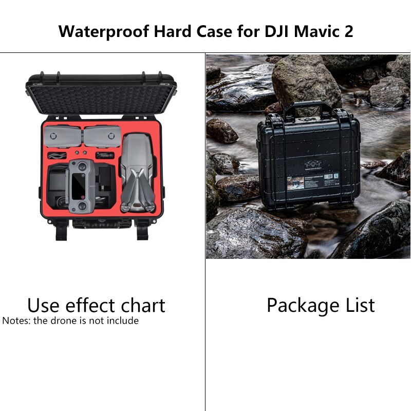 STARTRC DJI Mini 2 custodia portatile ABS custodia rigida antideflagrante impermeabile per DJI Mavic Mini SE accessori per droni: Mavic 2 Case