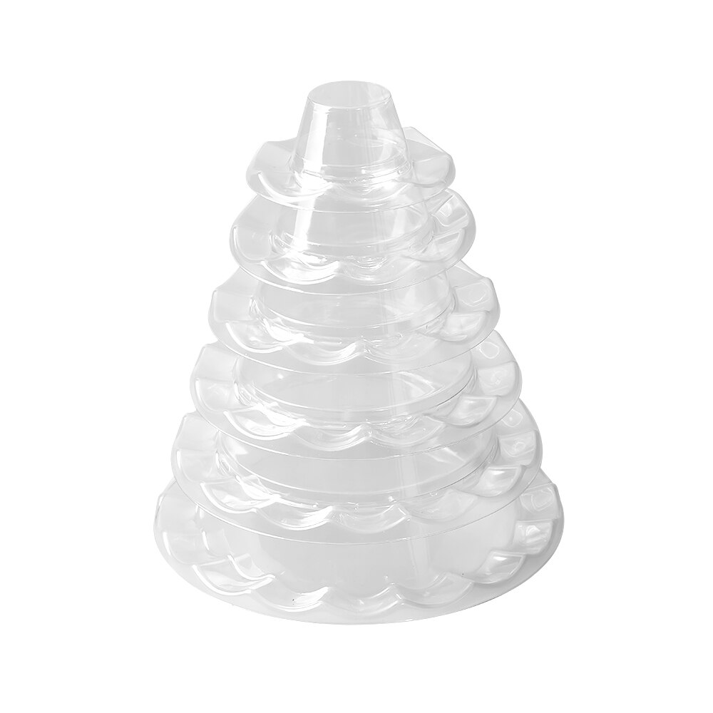 Multi-level Macaron Cake Cookie Display Rack Suitable for Party Banquet Wedding Decoration Washable Reusable Baked Storage Tools: A 6th level space