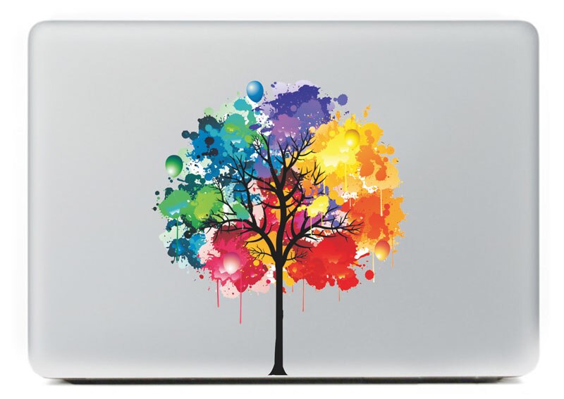 Palet boom Vinyloverdrukplaatjesticker voor DIY Macbook Pro/Air 11 13 15 Inch Laptop Case Cover Sticker