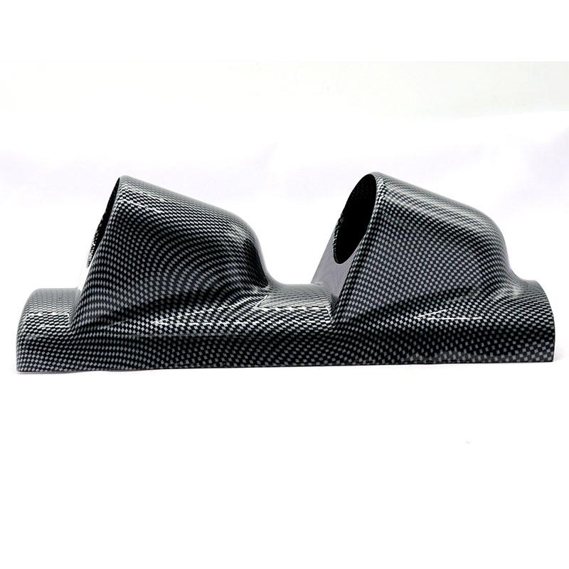 Car Gauge Pod Holder - Dual Hole 52mm - Plastic - for Volt Gauge