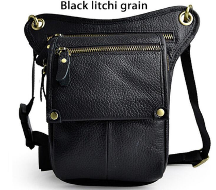 Motorcycle rider multipurpose motorcycle leg bag; motorcycle leg bag; multi-purpose leather bag: 1