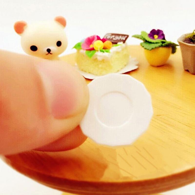 33Pcs Miniature Tableware Plastic Plate Dishes Set Mini Food the goods for kitchen