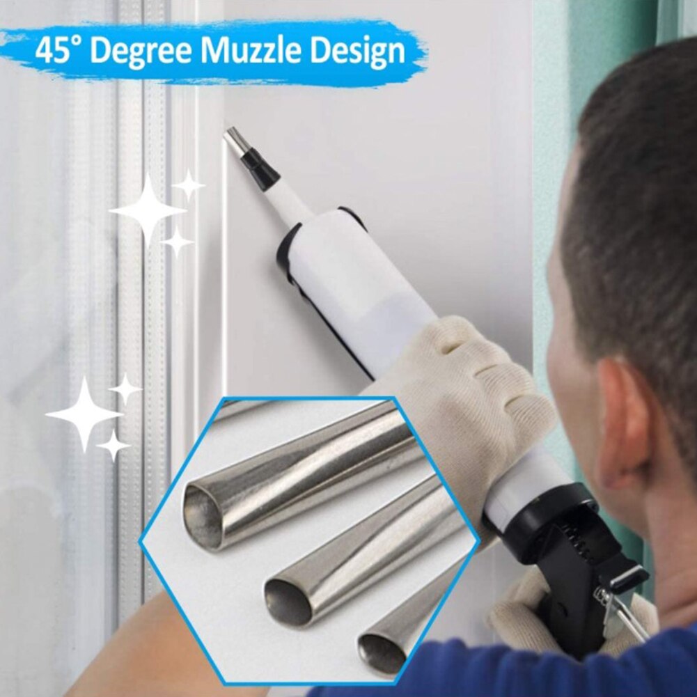 19 in 1 Stainless Steel Caulking Finisher Caulk Nozzle Applicator Set Silicone Sealant Finishing Tools Kit for Kitchen Bathroom