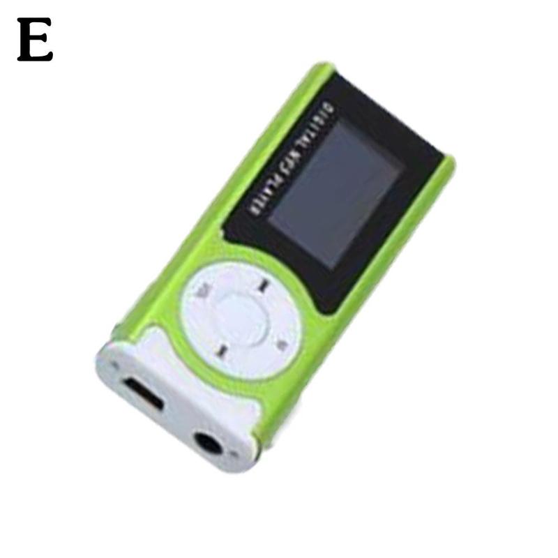 Kaart Met Scherm Zaklamp Mp3 Draagbare Mp3 Kaart Met Hoge Geluid Speler Met Externe Lamp Muziek Screen Mp3 Clip S S6y0: green