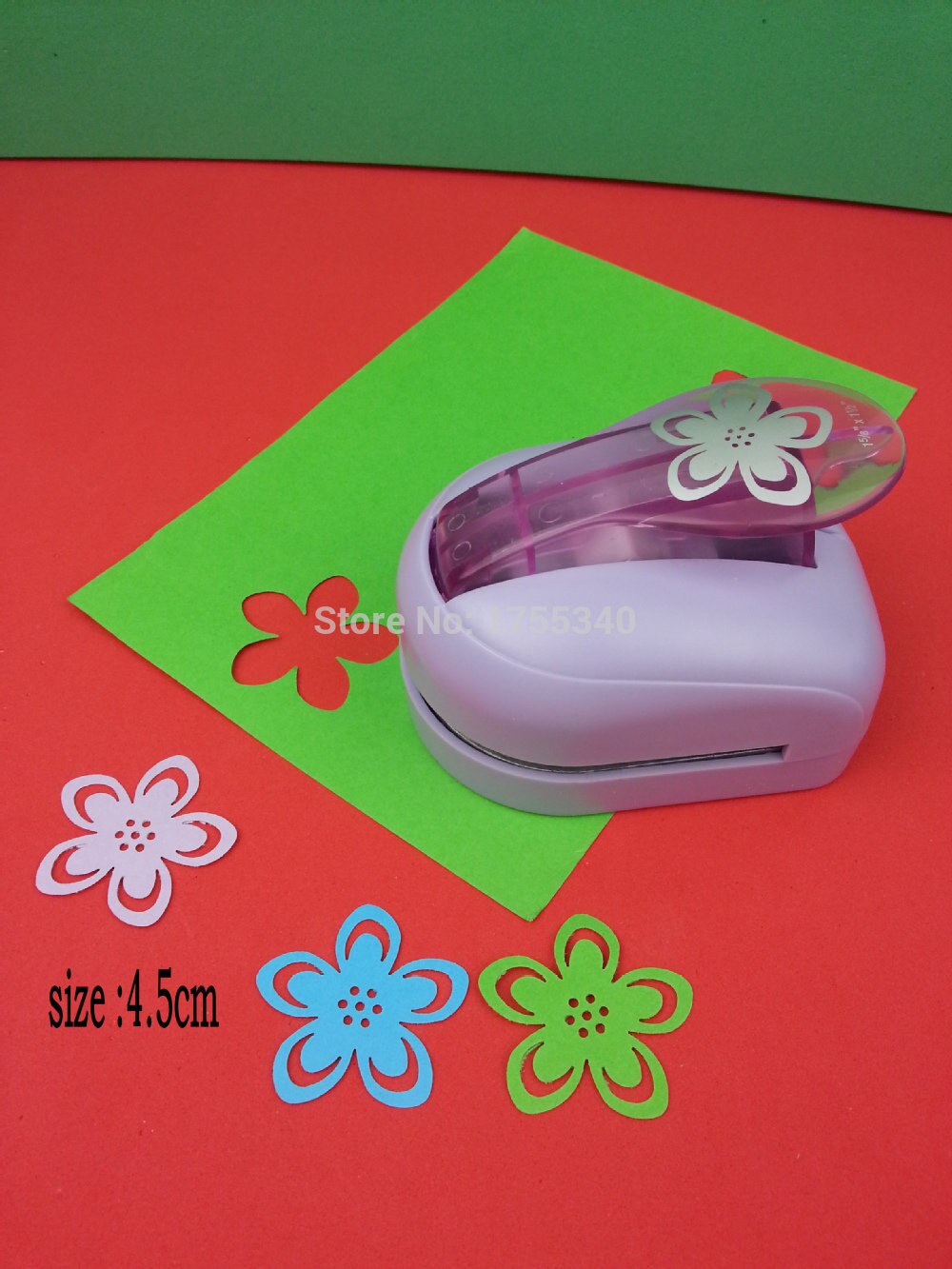 1.5 cm-5.0 cm pétale forme de papier perforateur artisanat poinçons scrapbooking perforateurs bricolage à la main coupe-papier EV mousse perforateur feuille