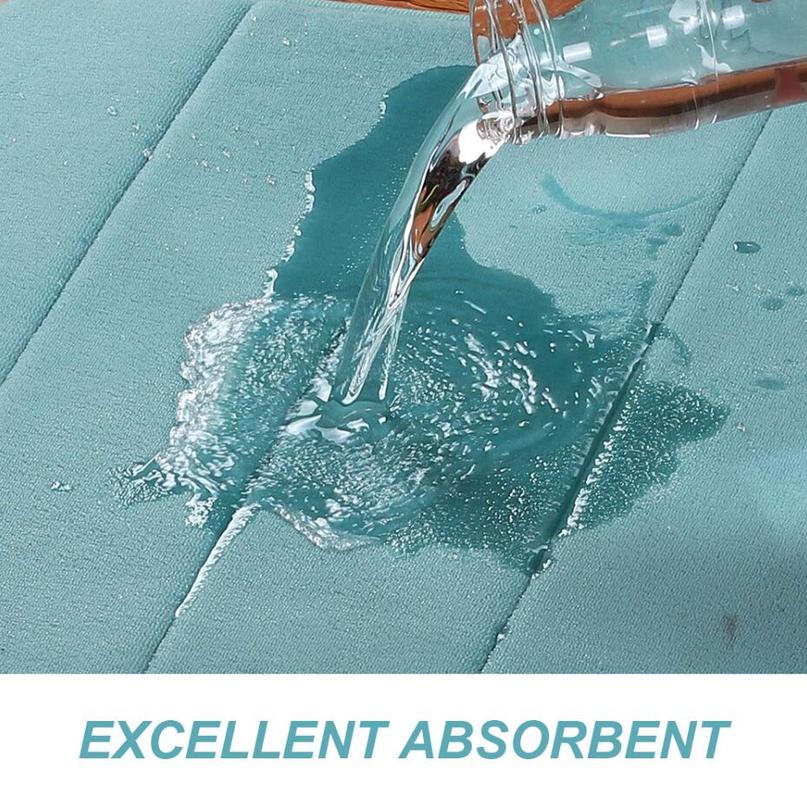 Badkamer Tapijt Geheugen Katoen 50*80Cm Badkamer Mat Badkamer Horizontale Streep Tapijt Absorberende Non-Slip Mat Badkamer