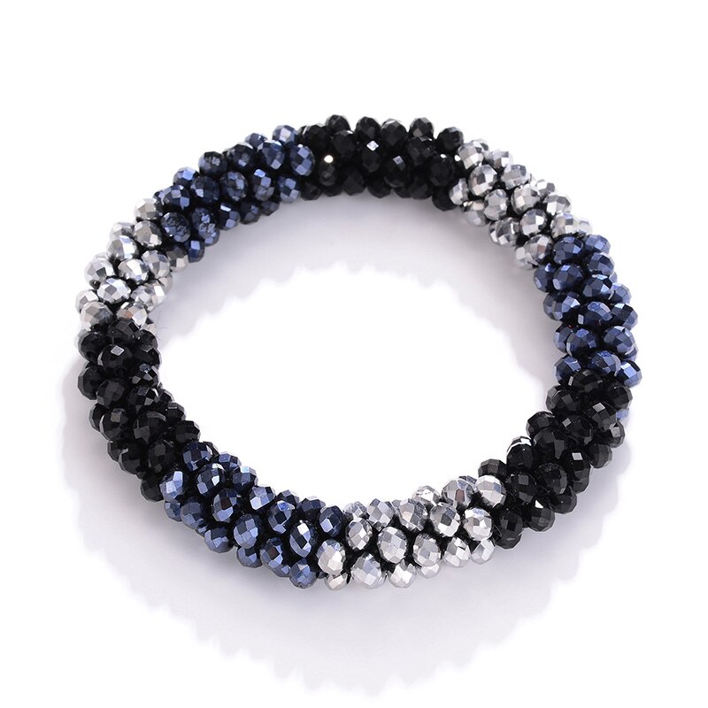 Elastiske newful glasperler armbånd til kvinder rød sort retro sommer armbånd armbånd smykker brazalete mujer