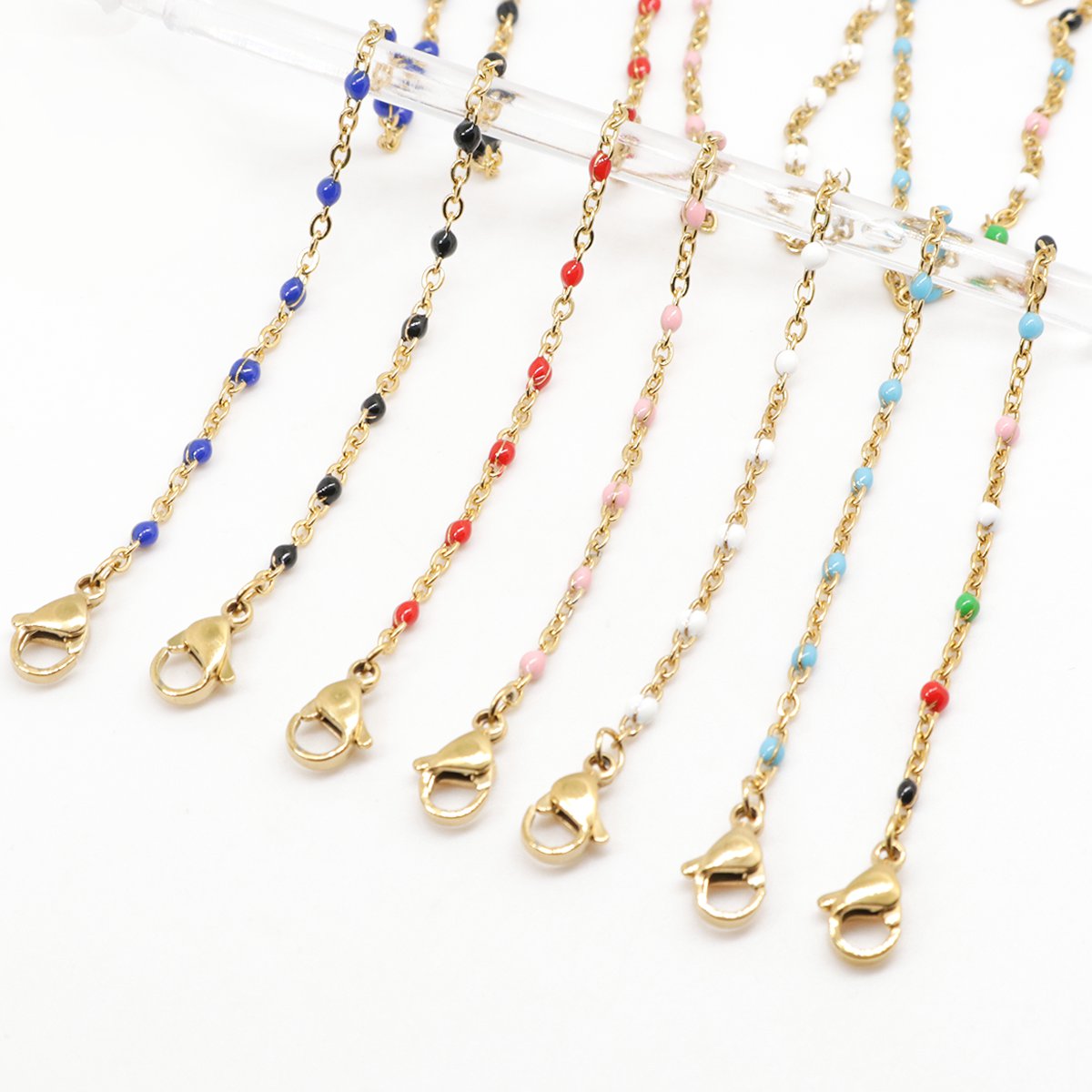 882728 14k bicolor gouden armband met bolletjes