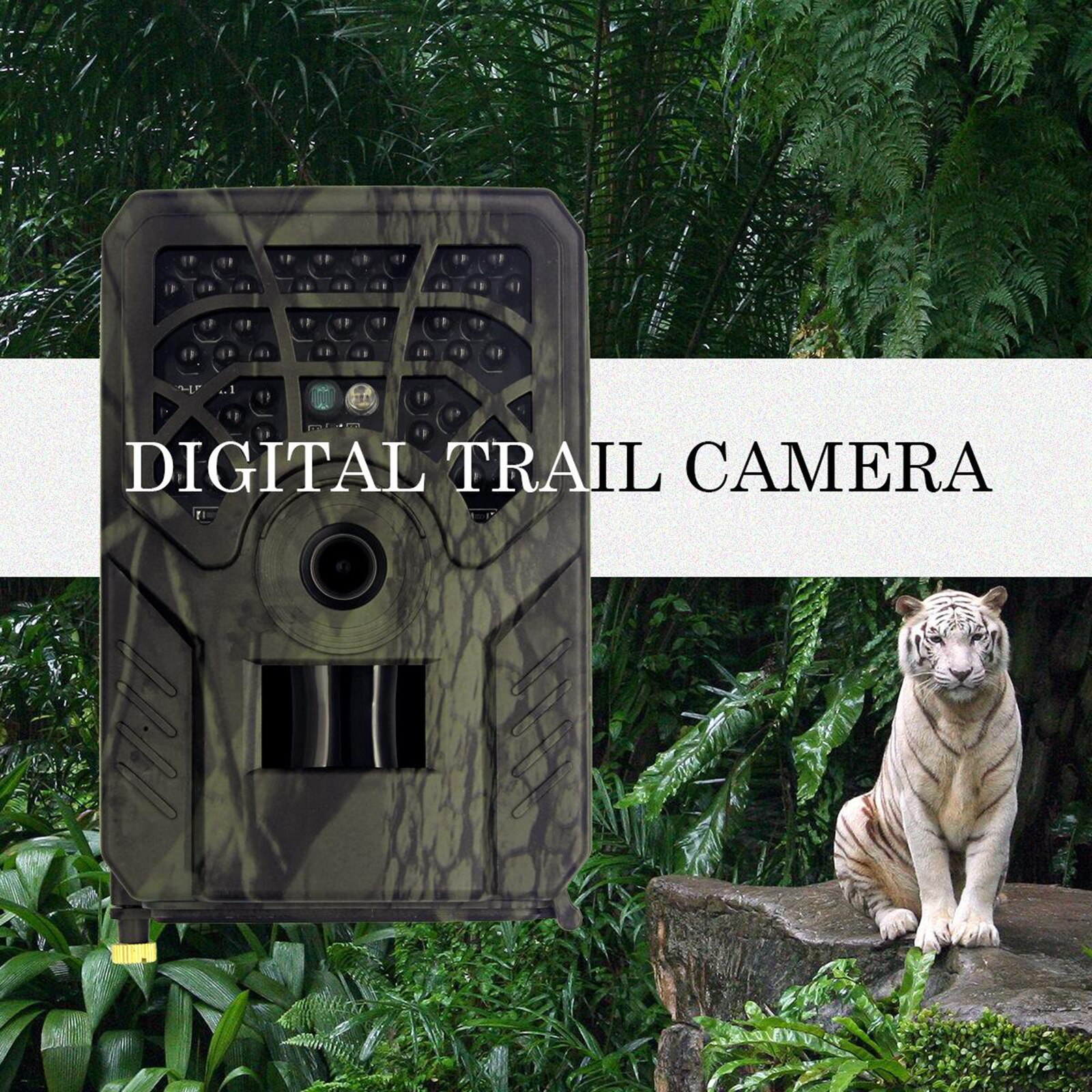 PR-300C Trail Camera No Glow 720P Cam with IP54 Battery Powered