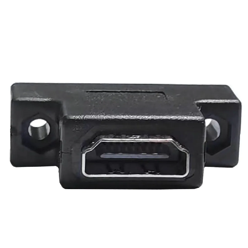 Hdmi Coupler Adapter Connector, Hdmi Female To Female Inline Straight Coupler With Screw Panel Cables Connector Cable Adapter