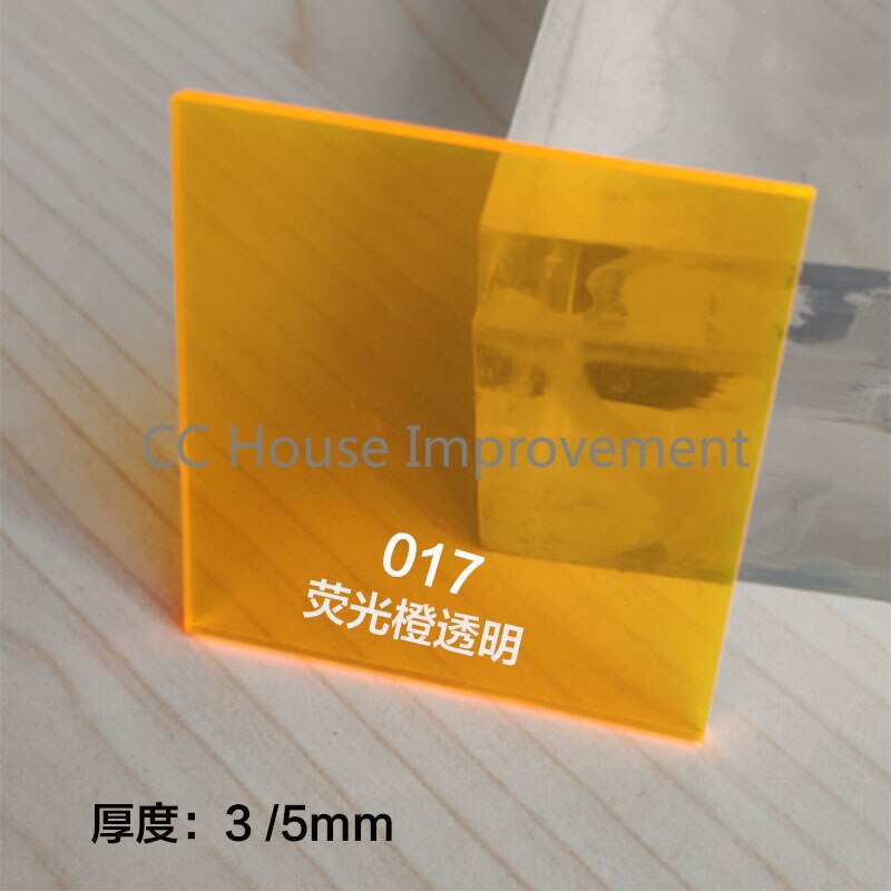Kleur Plastic Plaat Kleur Transparant Acryl Plaat Customization