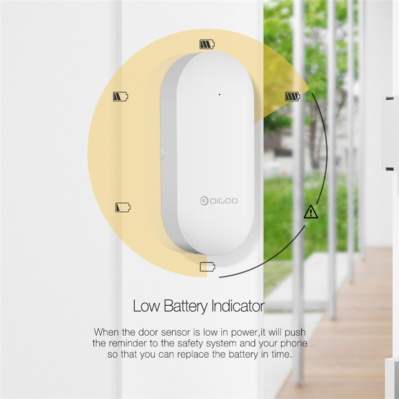 DIGOO 433MHz Neue Tür &Ampere; Fenster Alarm Sensor für HOSA HAMA Clever Heimat Sicherheit System Anzug Bausatz Zugriff
