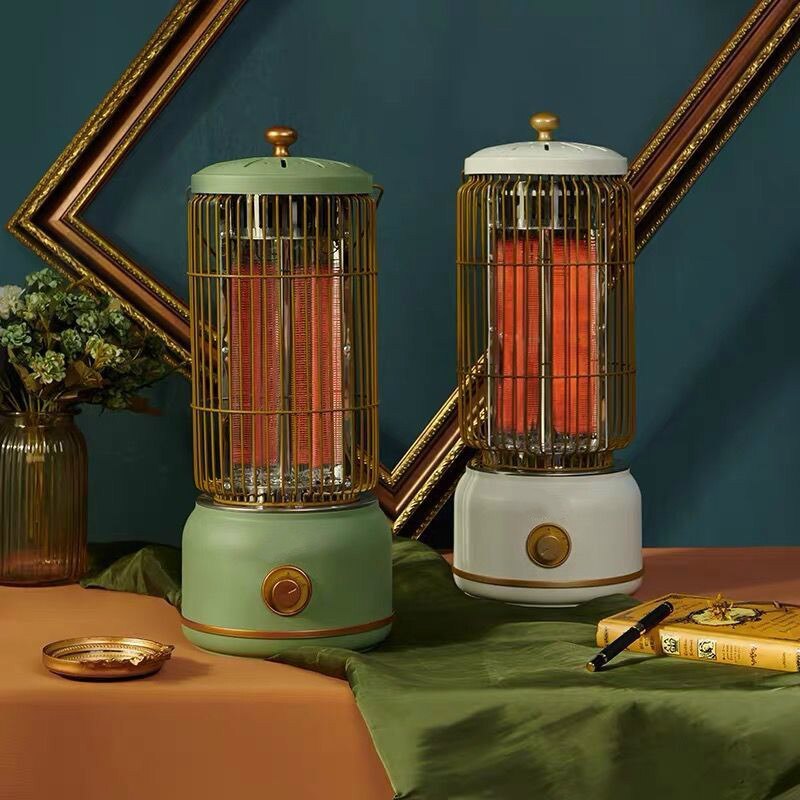 220V 400w/800w Mute Carbon tube heating birdcage Electric heater Far infrared heat conduction Dump power off energy saving