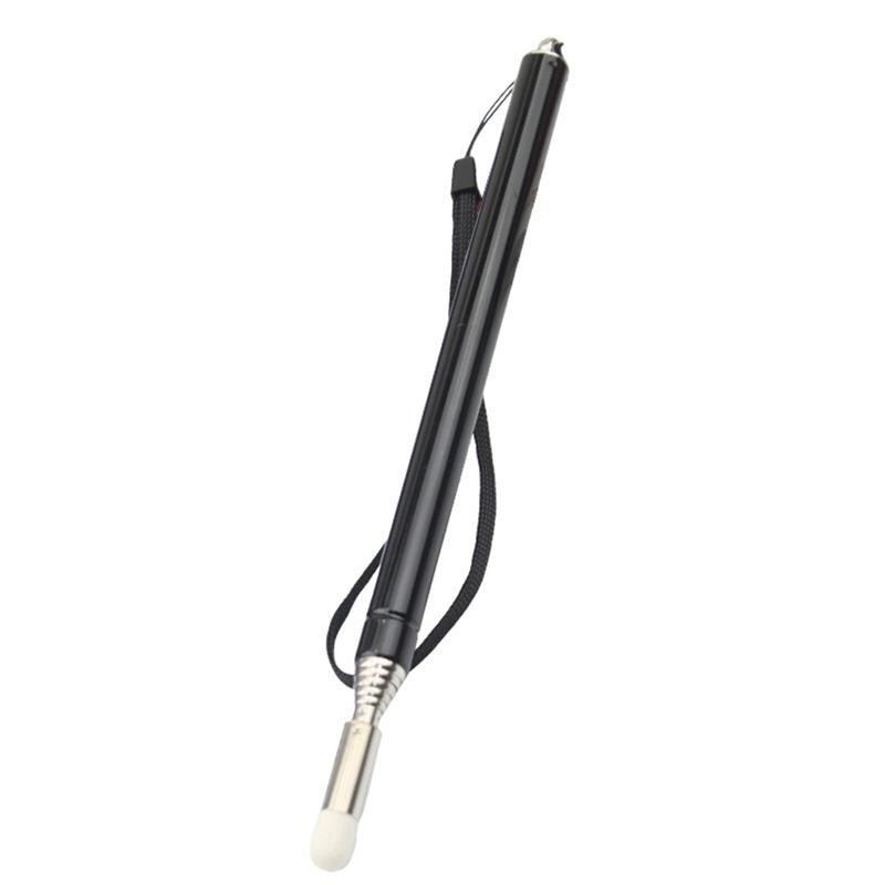 Telescopische Leraren Pointers Rvs Intrekbare Pointer Handheld Presenter Klaslokaal Whiteboard Pointers (Golden): Black