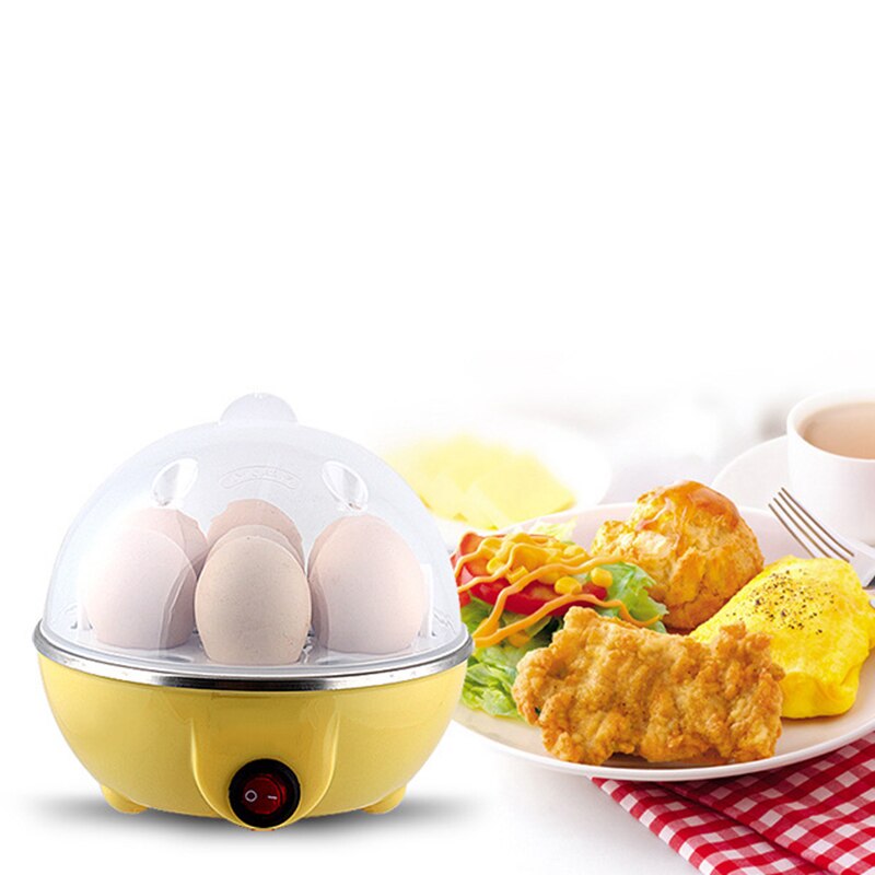 Electric Rapid Egg Cooker Food Steamer Boiler Rapid Heating Boiled Egg Steamer Pan Cooking Tool Kitchenware 7 Eggs Capacity
