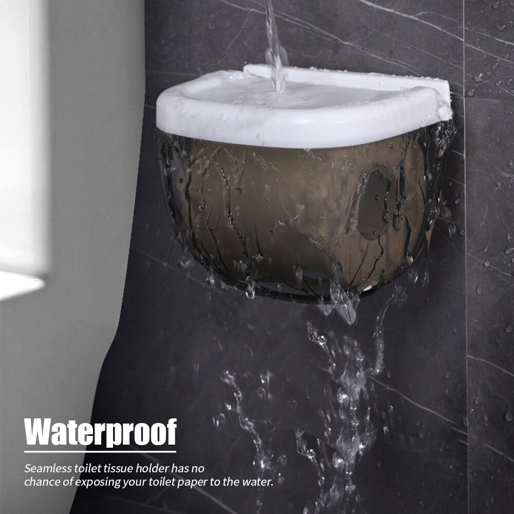 Badkamer Papieren Handdoek Dispenser Muur Gemonteerde Papierrol Coreless Toiletpapier Dispenser Container Papier Extractie Dispenser