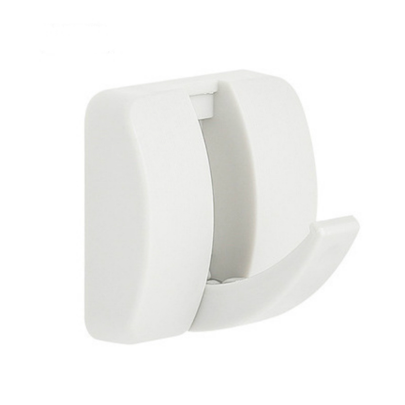 1pc Self Adhesive Hook Strong Hook Kitchen Wall Hanger Bathroom Kitchen Supplies Hooks: white