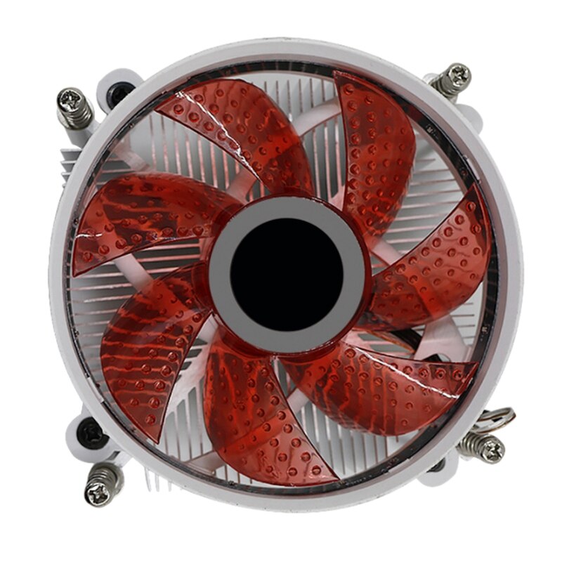 Cpu Kühler LED Leucht 9cm Lüfter 1366 Schreibtisch Computer Kühler Leise für Pc