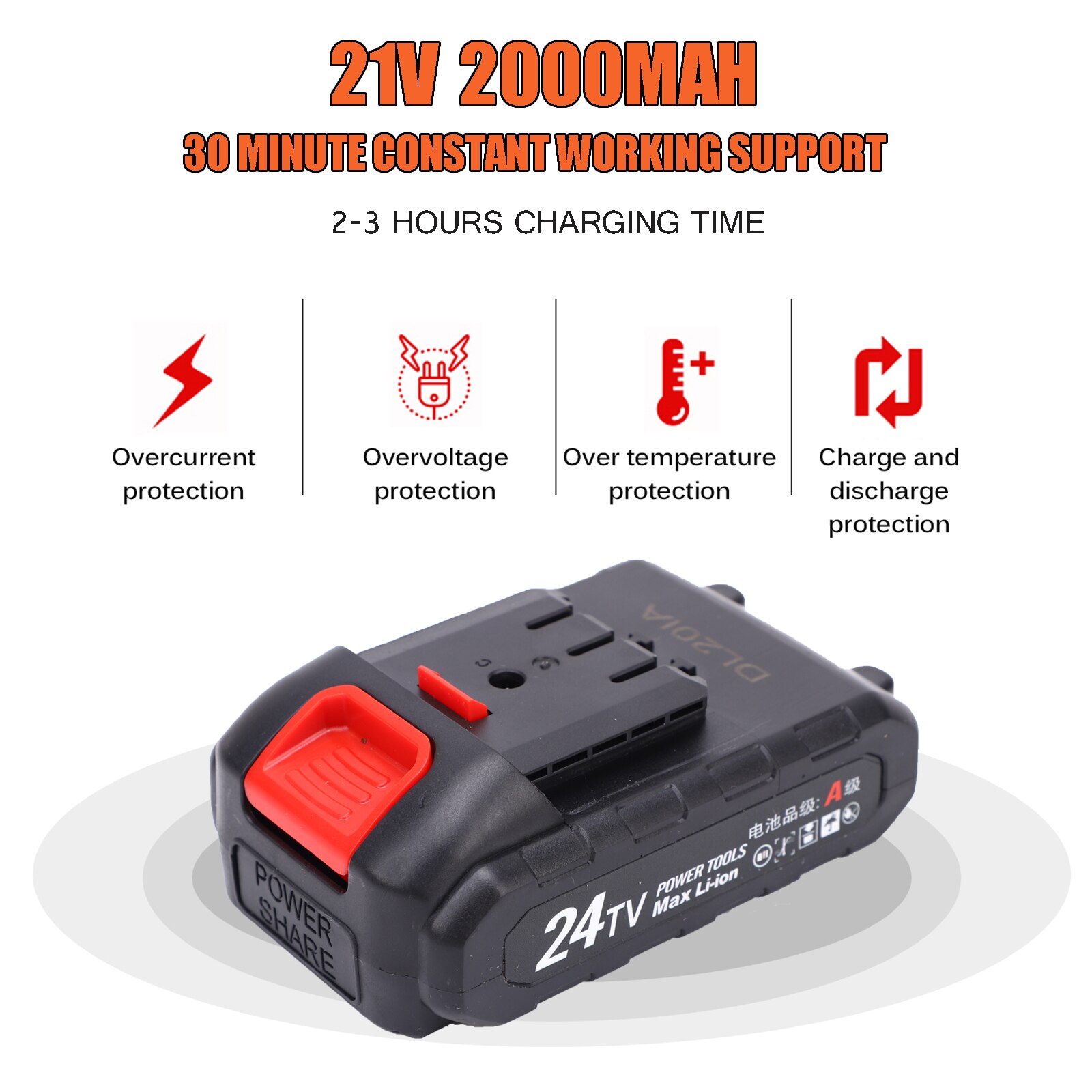 21V Mini Chainsaw Cordless Pruning Saw Electric Saw Lightweight Pruning Shears Chainsaw for Garden Tree Branch Logging Cutting