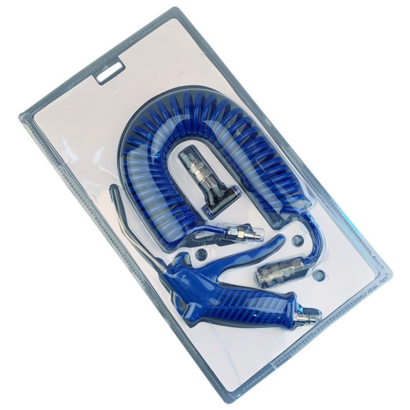 Air Duster Spuitpistool Auto Truck Dust Blower Hoge Druk Reinigen Tool Met T-Connector 5 M Opgerolde Slang auto Accessoires