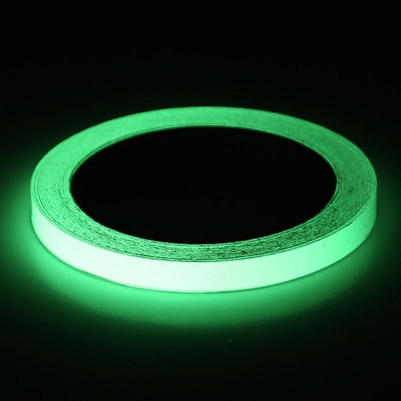 5m zelfklevende lichtgevende waarschuwingstape nachtzichtveiligheidstape waarschuwingssticker nachtbeveiliging zelfklevend fluorescerend groen