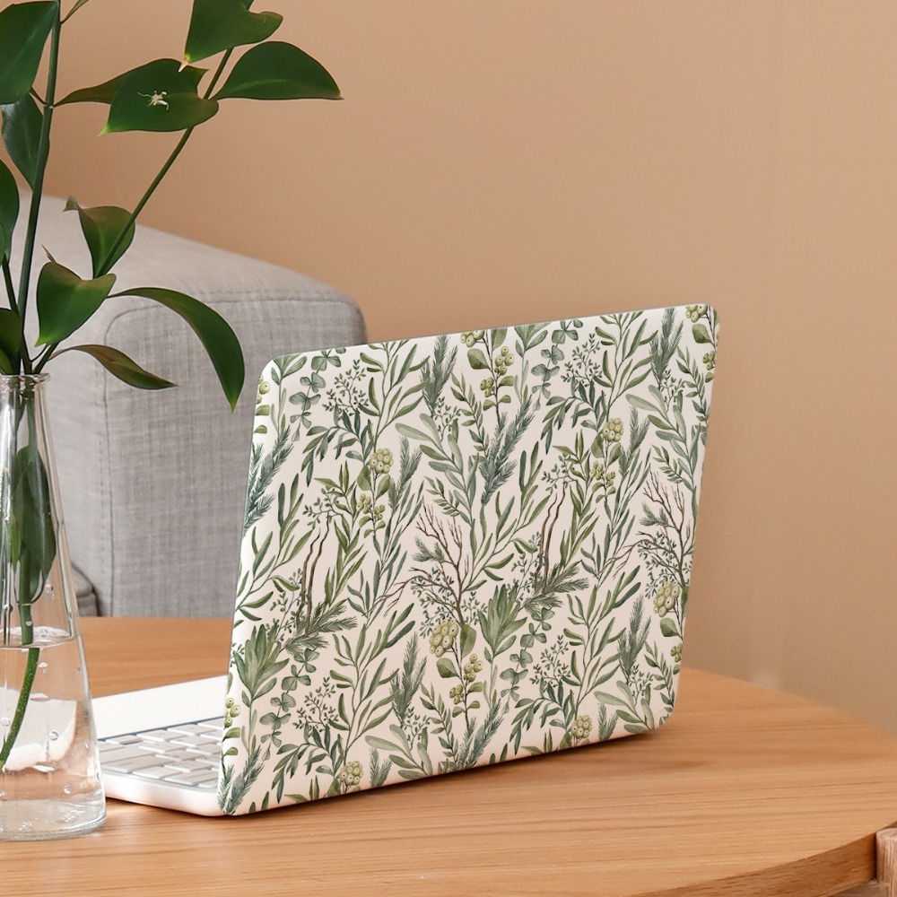 Naklejki na laptopa 16 cale diy, wodoodporne, dekoracyjne, skórki na notebooka, skórki z pvc, do komputerów mac/hp/dell/lenovo/acer: Brązowy