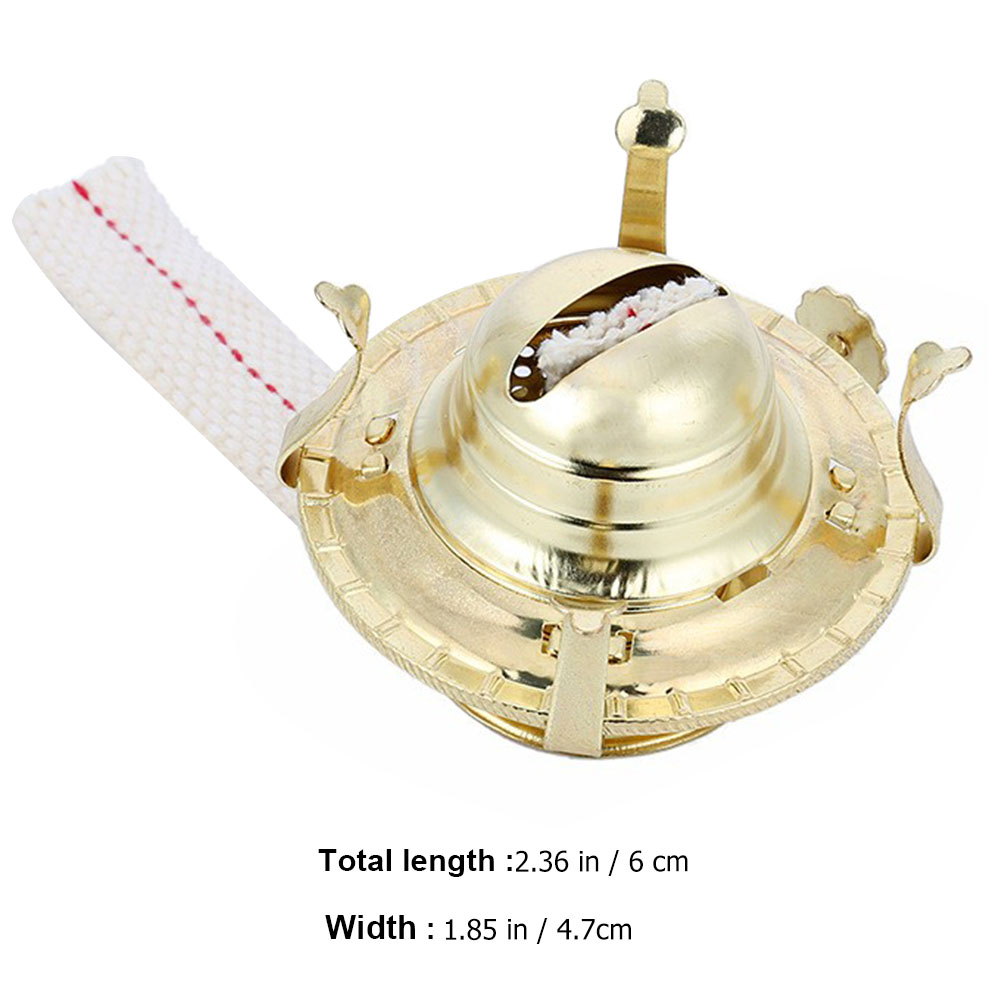 1 Set Oil Lamp Burner And Oil Lamp Wick Kerosene Oil Lamp Wick Old-Fashioned Kerosene Lamp Metal Regulator Retro Glass Oil Lamp