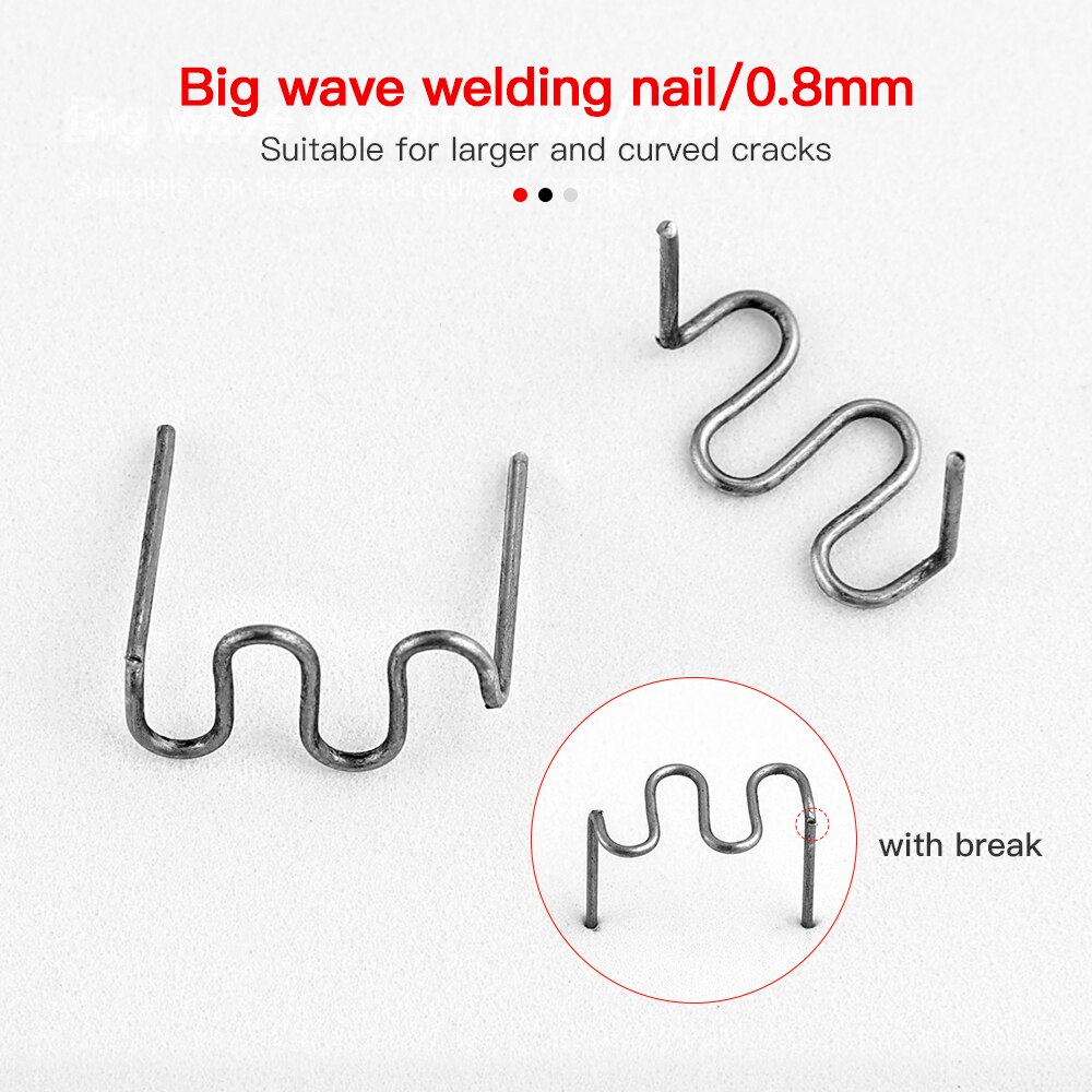 500/100 stk sveisestiftemaskin bil plastreparasjon standard pre cut wave stifter støtfanger karosseri reparasjoner maskin alle biler