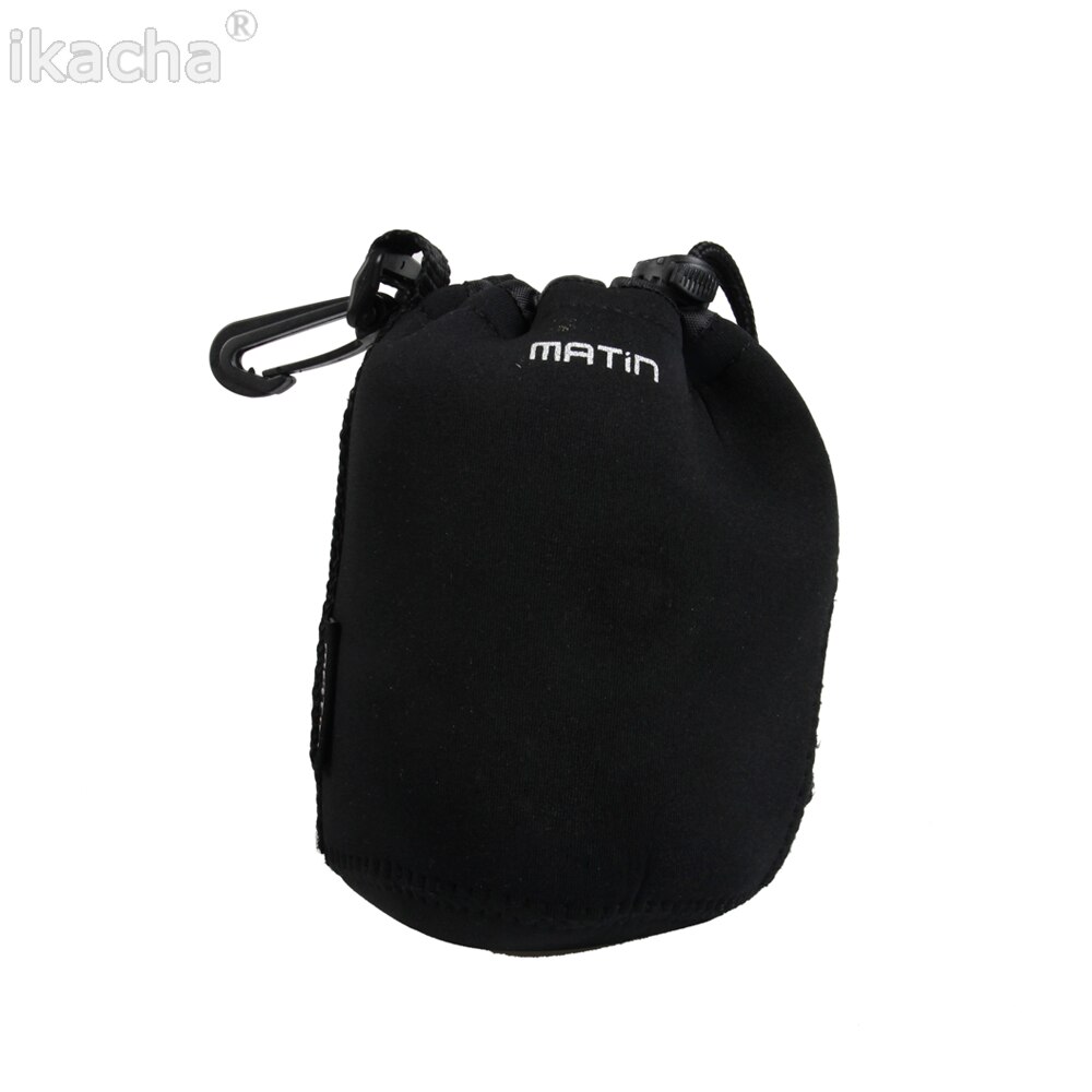 Waterproof Universal Matin Neoprene Soft Video Camera Lens Pouch Bag Case Full Size S M L XL For Canon Nikon Sony Black