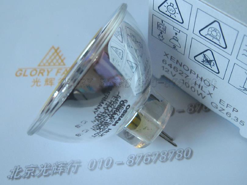 2pcs,HLX64627 Xenophot 12V100W EFP halogen lamp,HLX 64627 12V 100W GZ6.35 projector bulb
