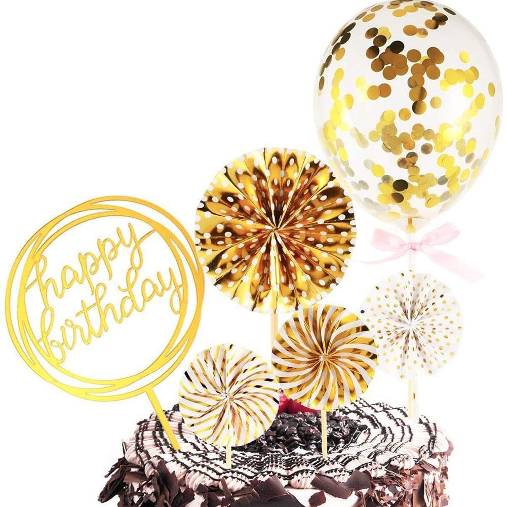 Globo de confeti de oro rosa de 5 pulgadas, decoración artesanal de cumpleaños y boda, Mini globos de lentejuelas de látex, decoración para hornear